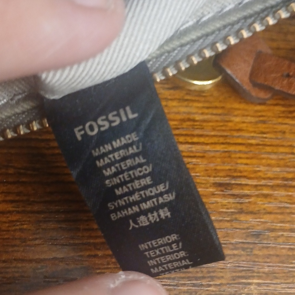 FIRM!!!! Fossil Women's Beige Plaid Shoulder Bag - Picture 9 of 17